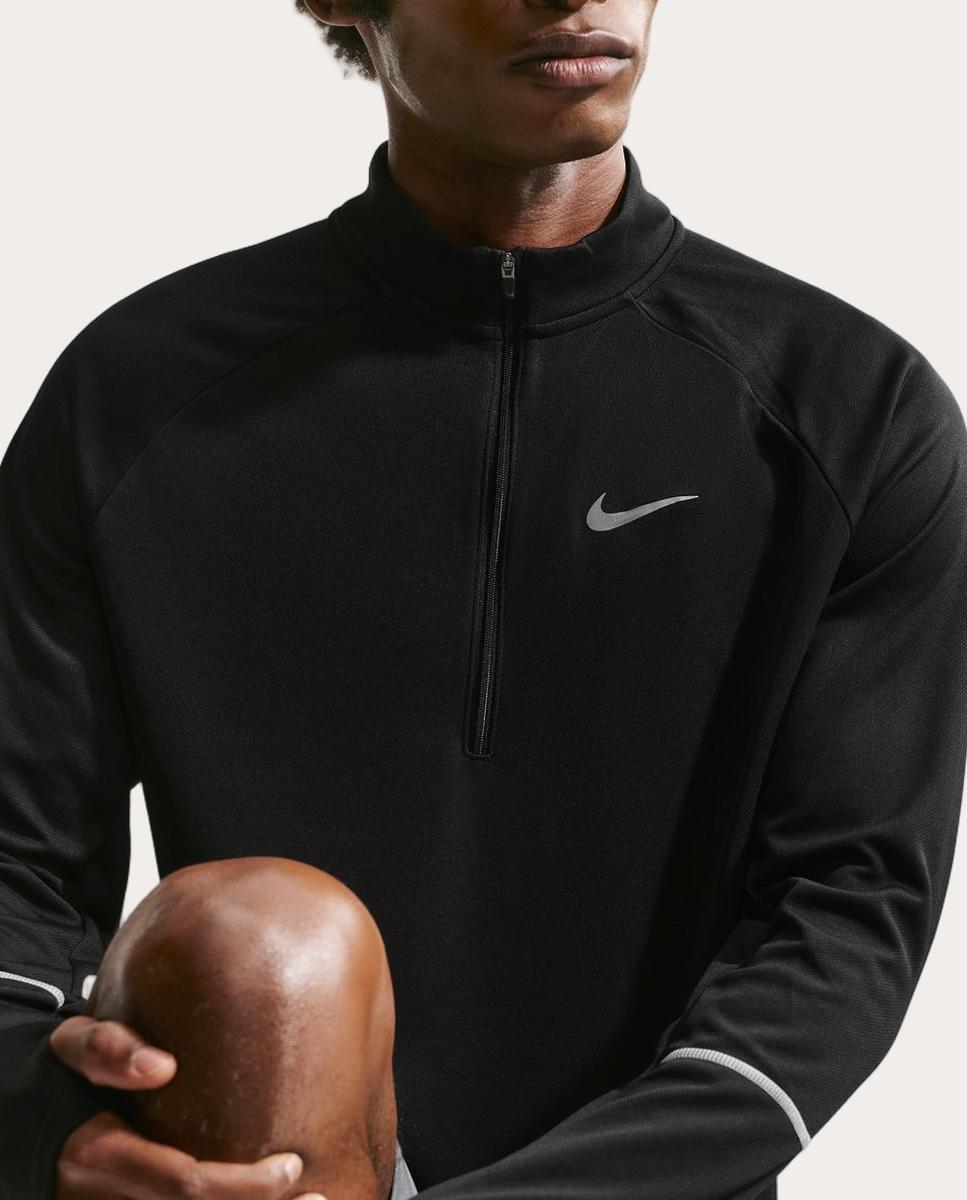 Camiseta de hombre Miler Nike - Negro Negro-3