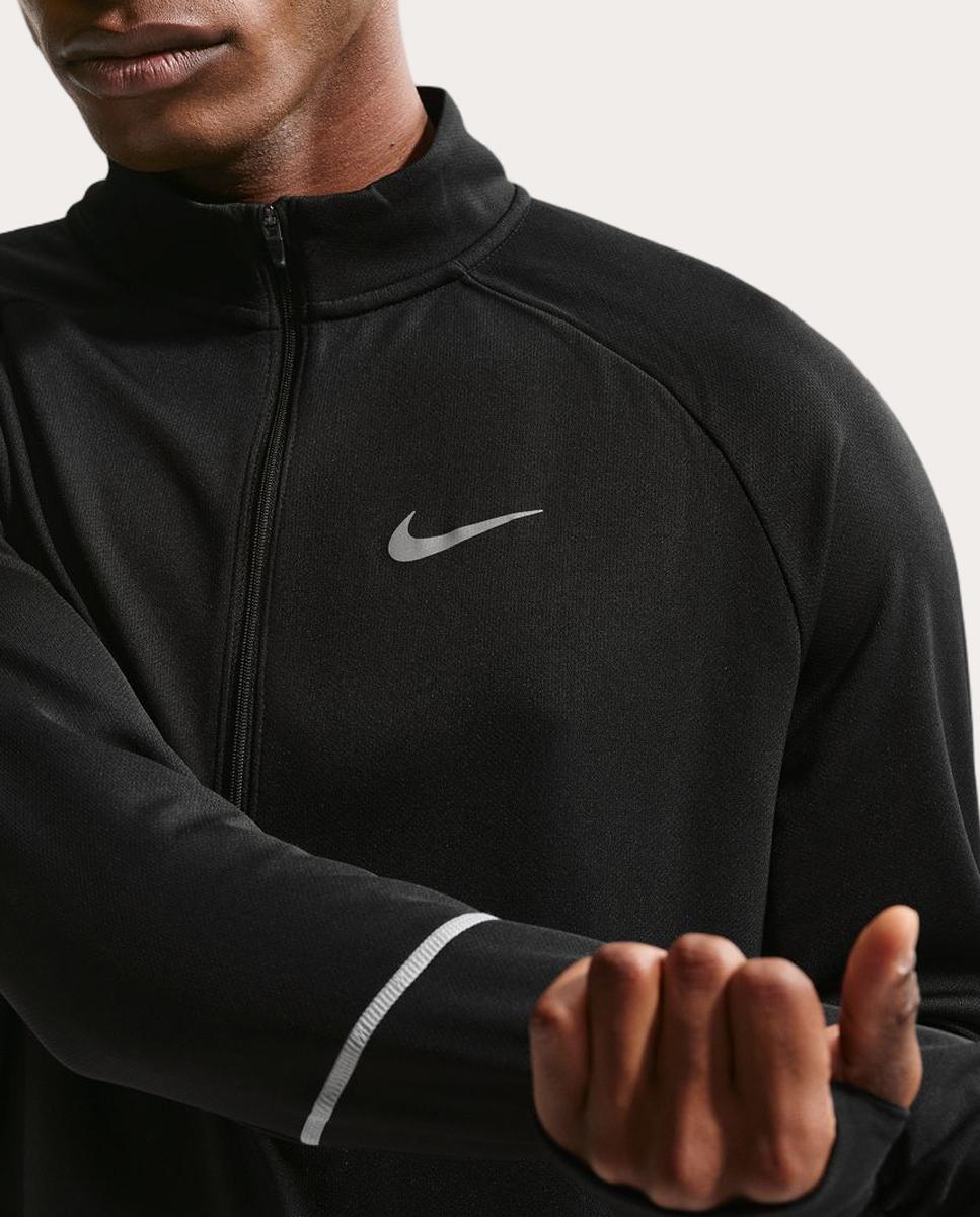 Camiseta de hombre Miler Nike - Negro Negro-5