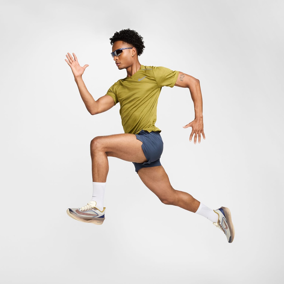 Calções de Homem Stride 5'' Azul-8