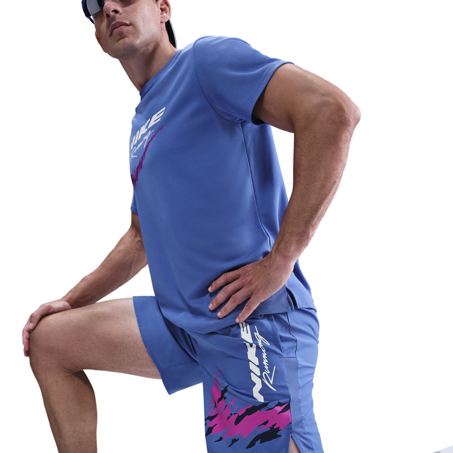 Calções de Homem Dri-FIT Energy Challengr 7Bf Azul-2
