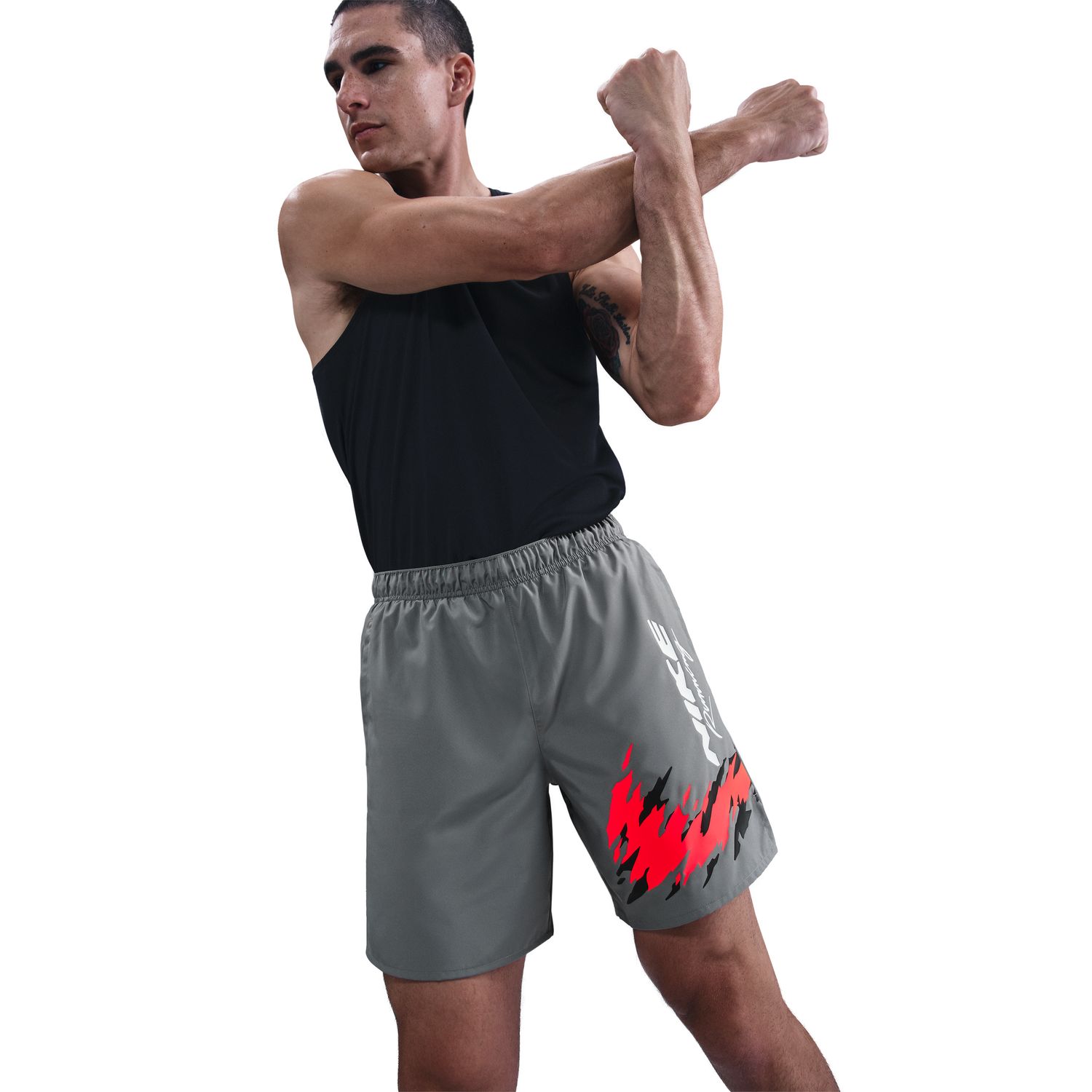 Calções de Homem Dri-FIT Energy Challengr 7Bf Cinzento-3