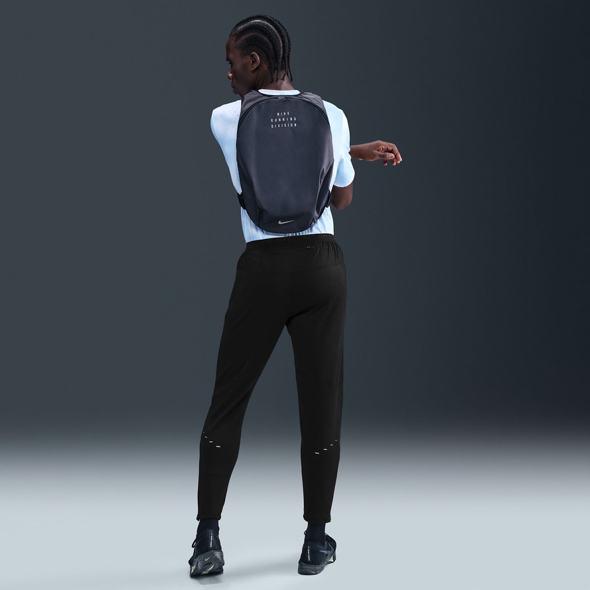 Calças de Homem Stride Preto-2