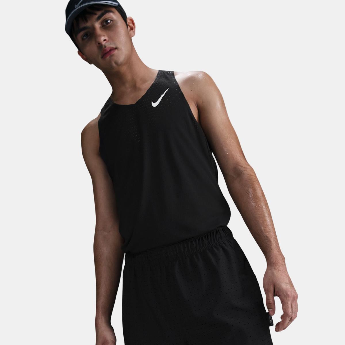 Calções de Running de Homem M NK DF BRTHE CHLLNGR 7IN 2-1 Preto-1