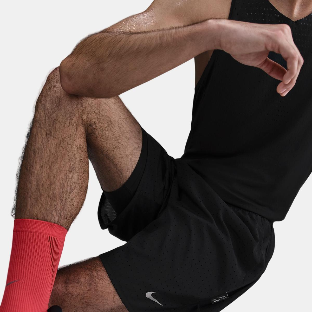 Calções de Running de Homem M NK DF BRTHE CHLLNGR 7IN 2-1 Preto-6