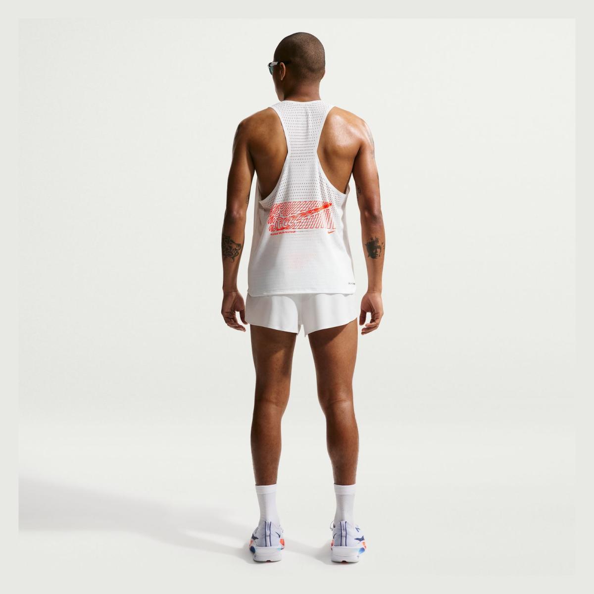 Calções de Homem M Nk DFAdv Aerosiwft Gfx 2Bf Branco-5