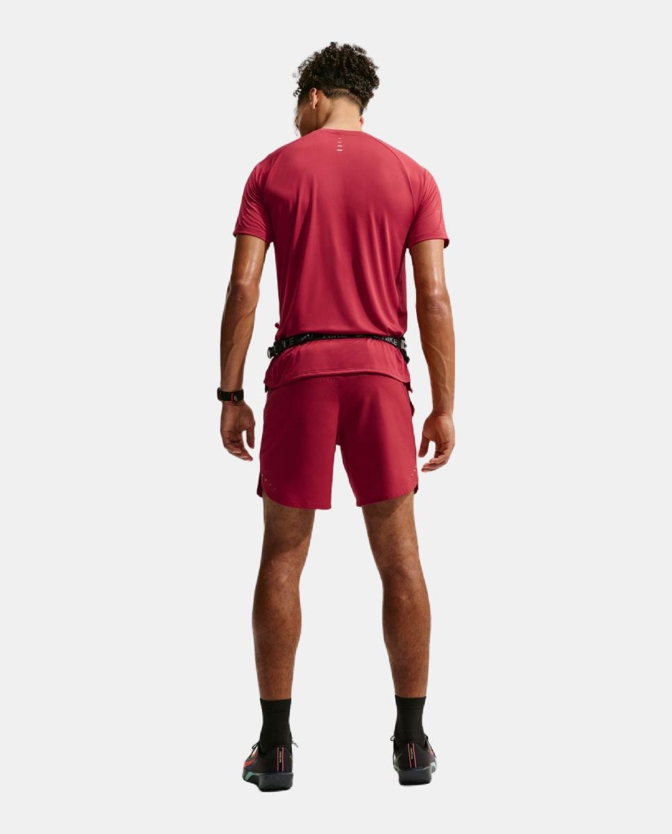 Calções de Homem M Nk DF Stride 7In Bf Short Vermelho-2
