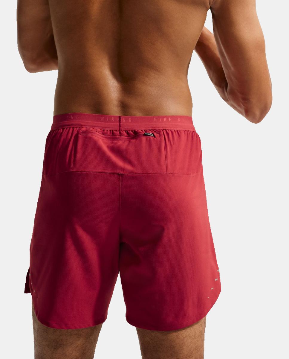 Calções de Homem M Nk DF Stride 7In Bf Short Vermelho-4
