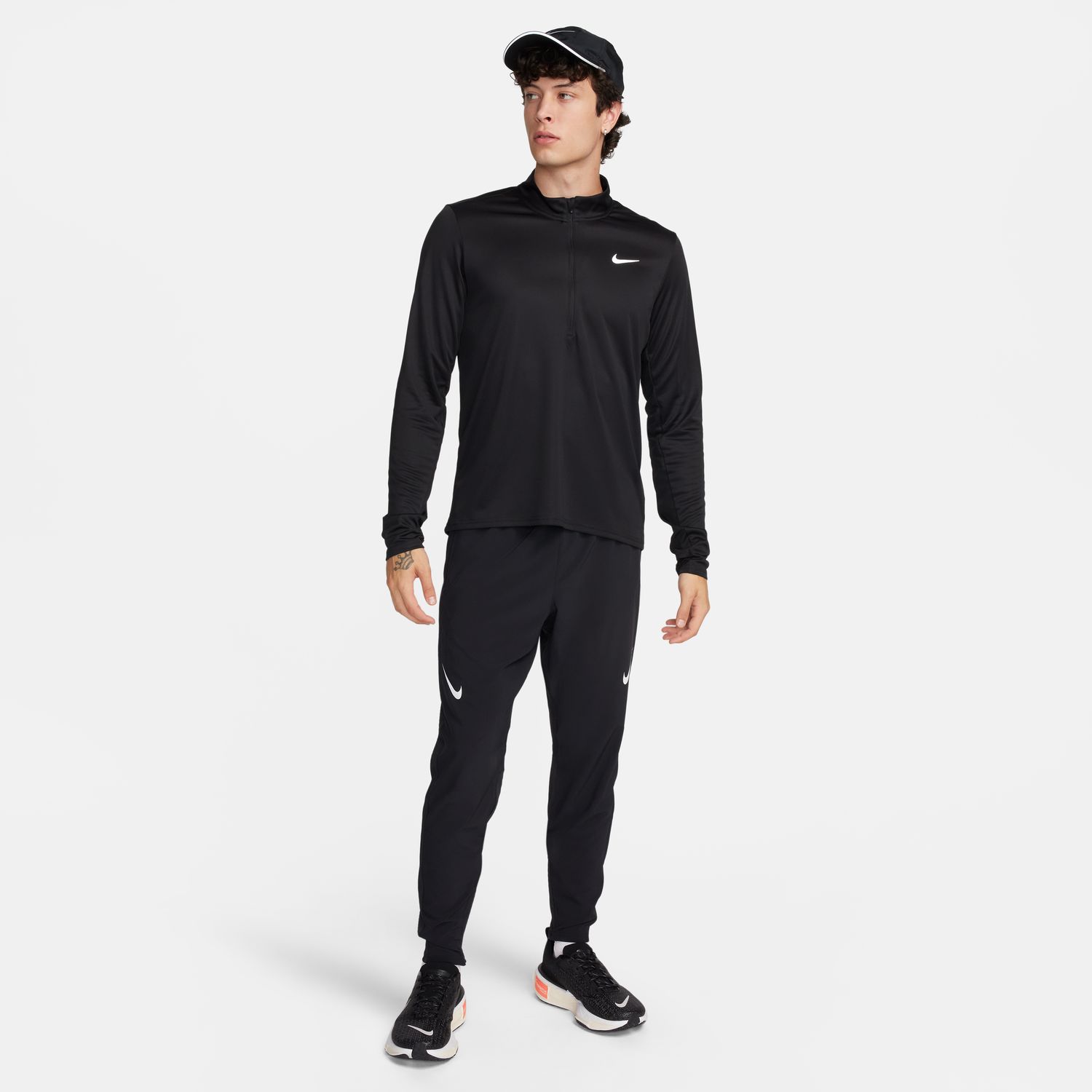 Calças de Homem M Nk Dfadv Aroswft Pant Preto-8
