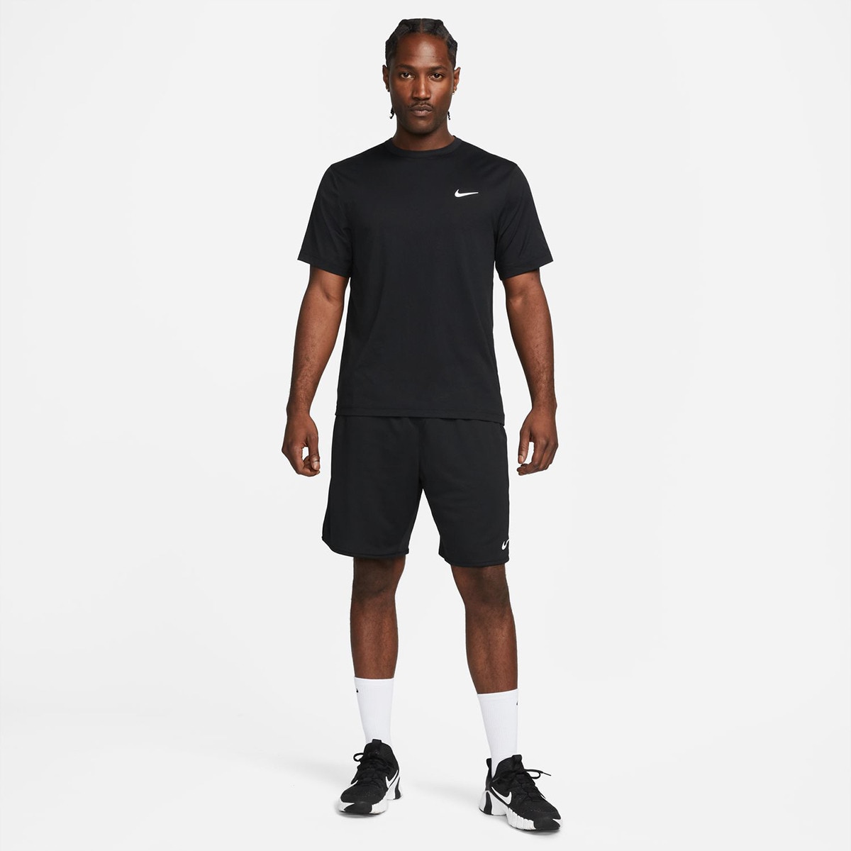 T-shirt de Training de Homem M NK DF UV Hyverse SS Preto-4