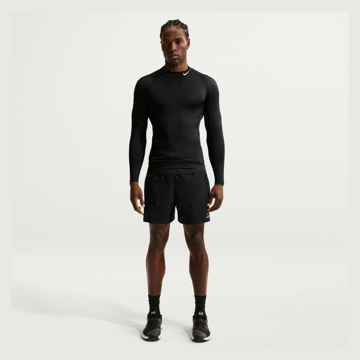 T-shirt Pro Dri-FIT Preto jaspeado-2