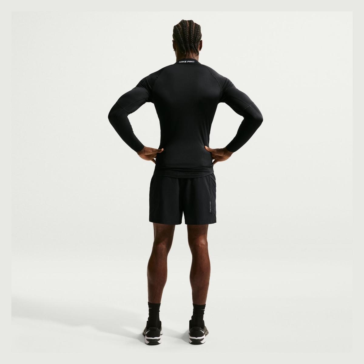 T-shirt Pro Dri-FIT Preto jaspeado-3