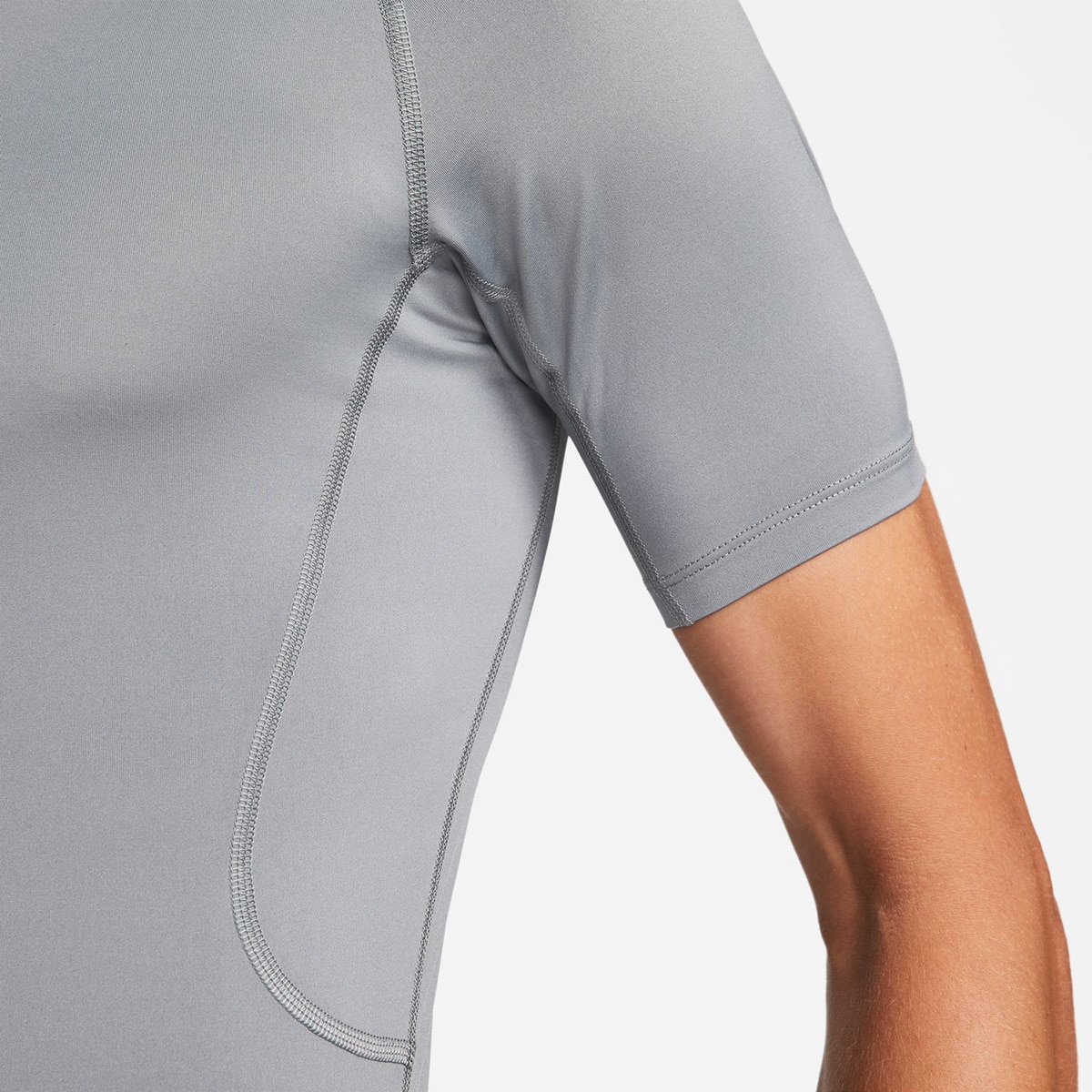 T-shirt de homem Pro Nike Cinzento-4