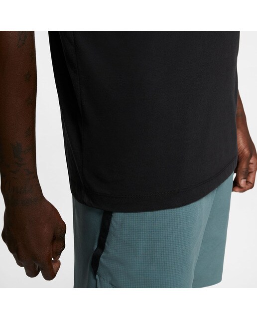 T-shirt de Homem M Nk DF Tee Dfc Crew Solid Preto-5