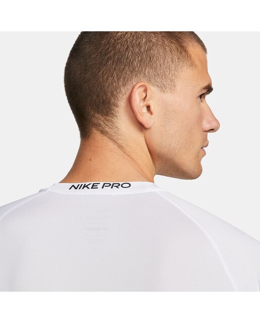 T-shirt de homem Pro Nike Branco-4