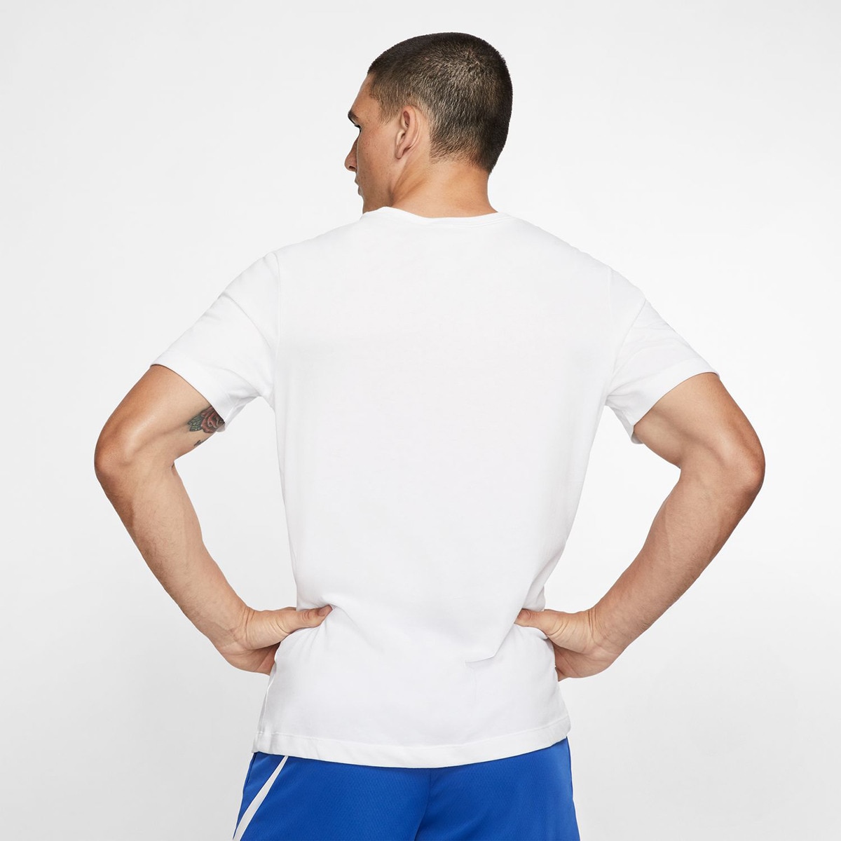 T-shirt de Homem DF Crew Solid Branco-2