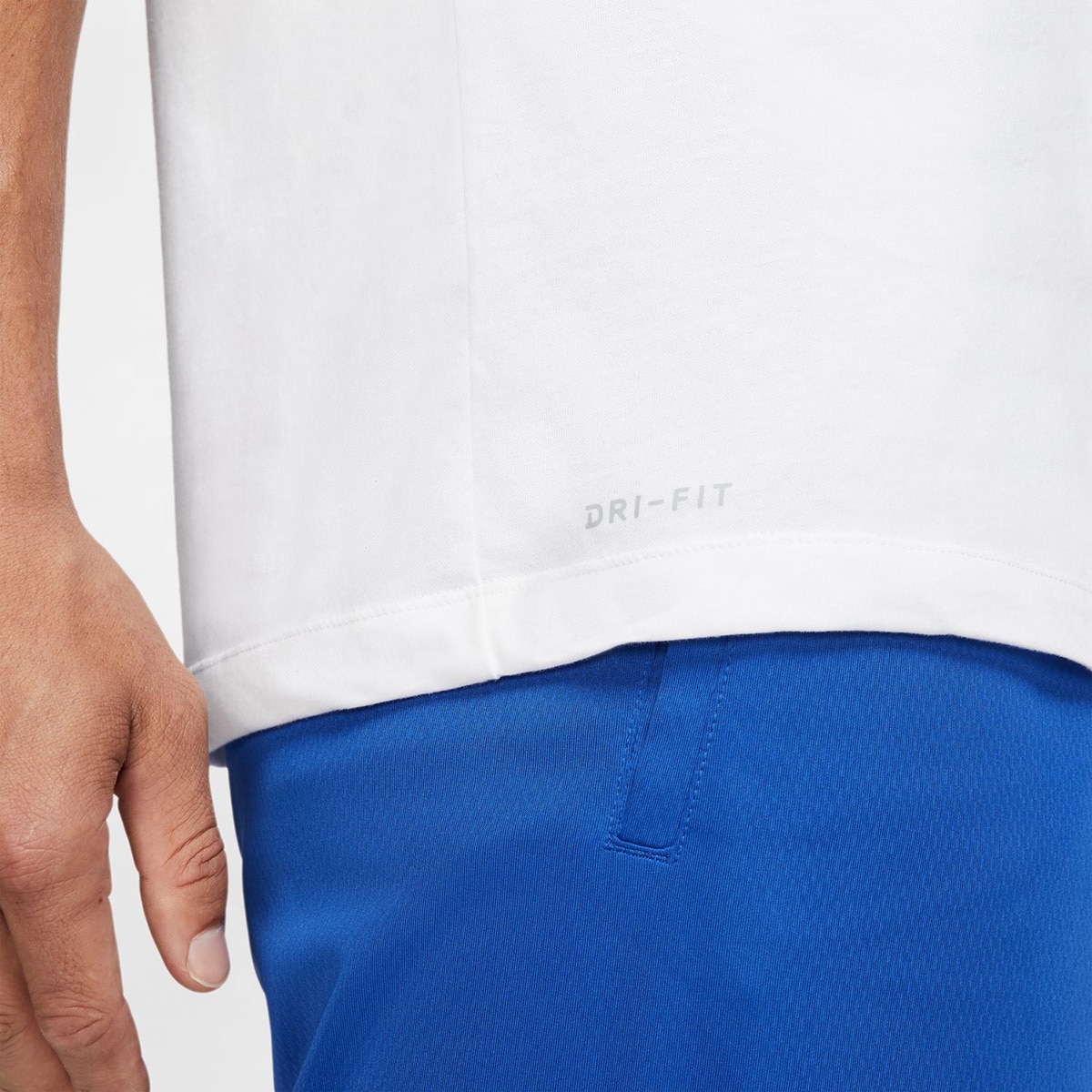 T-shirt de Homem DF Crew Solid Branco-5