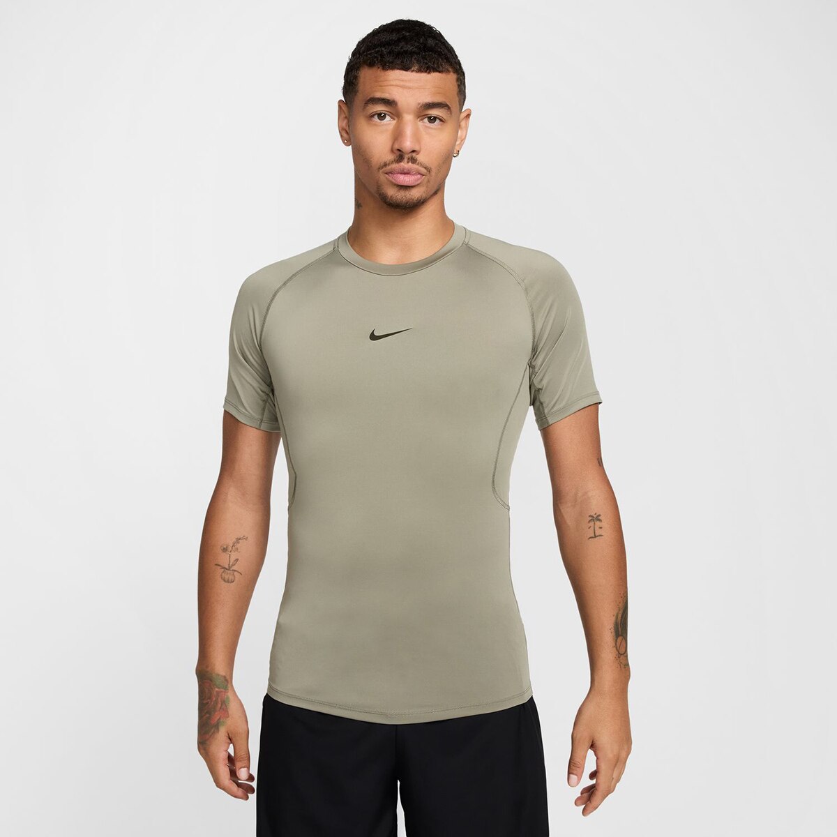 T-shirt de homem Pro Nike Verde-1
