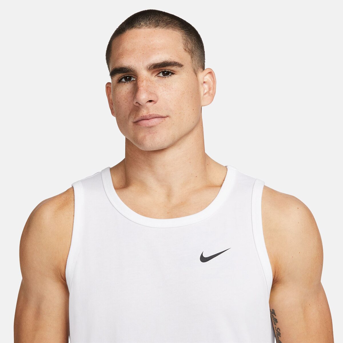 T-shirt de homem Dri-FIT Nike Branco-3