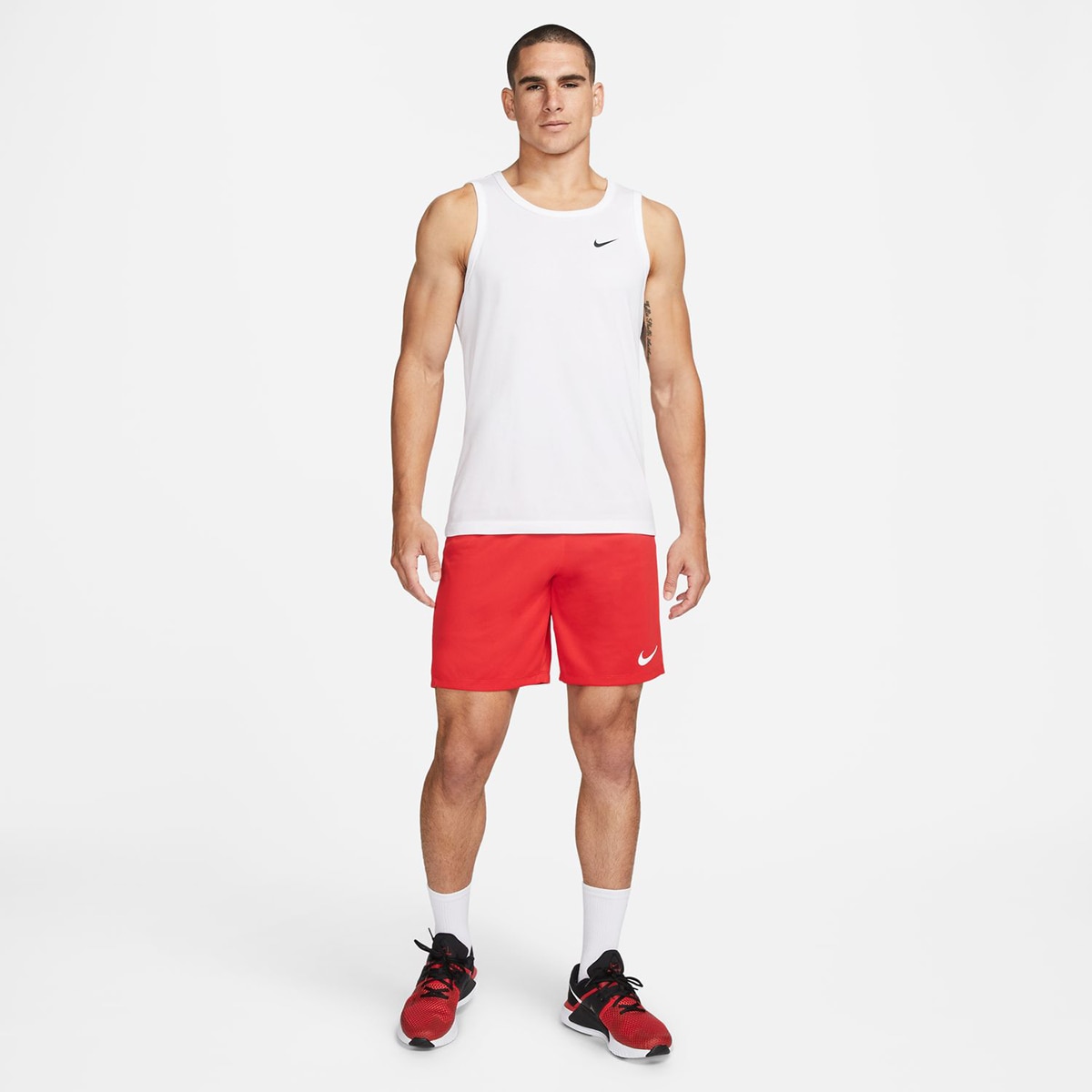 T-shirt de homem Dri-FIT Nike Branco-4
