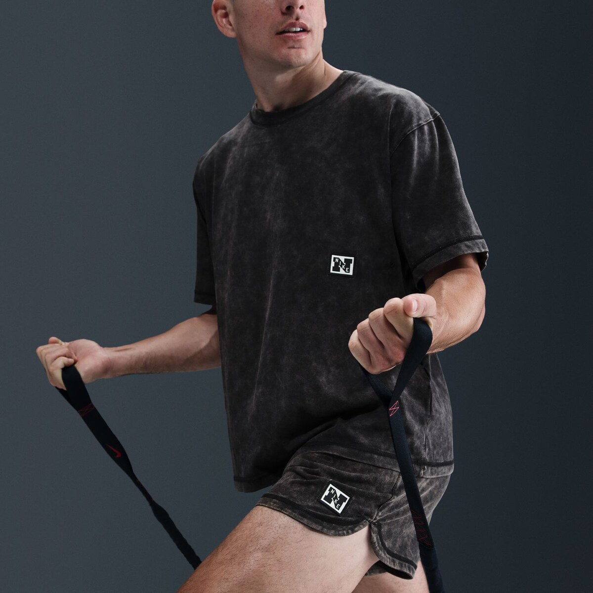 T-shirt de Homem Gym Heritage Preto-5