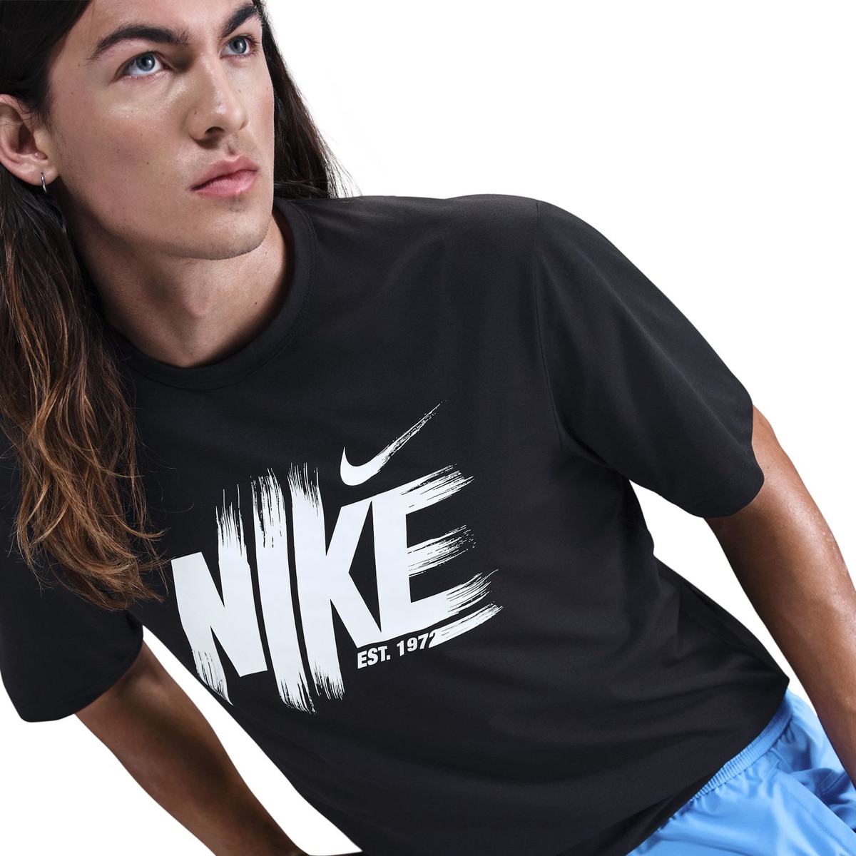 T-shirt de Homem Dri-FIT Hyverse Preto-5