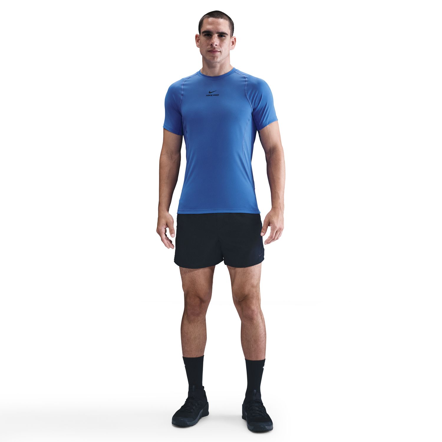 T-shirt de Homem Pro Training Azul-7