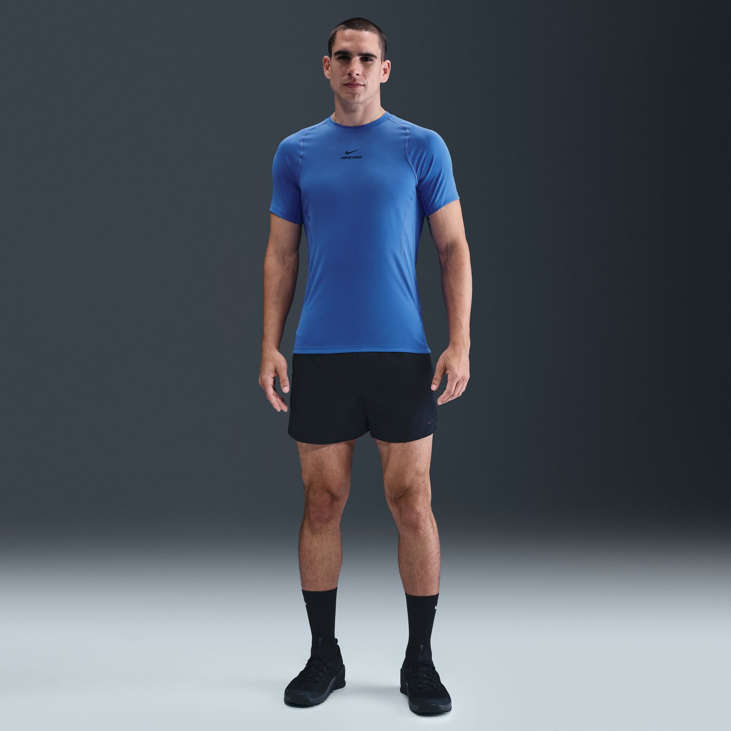 T-shirt de Homem Pro Training Azul-9