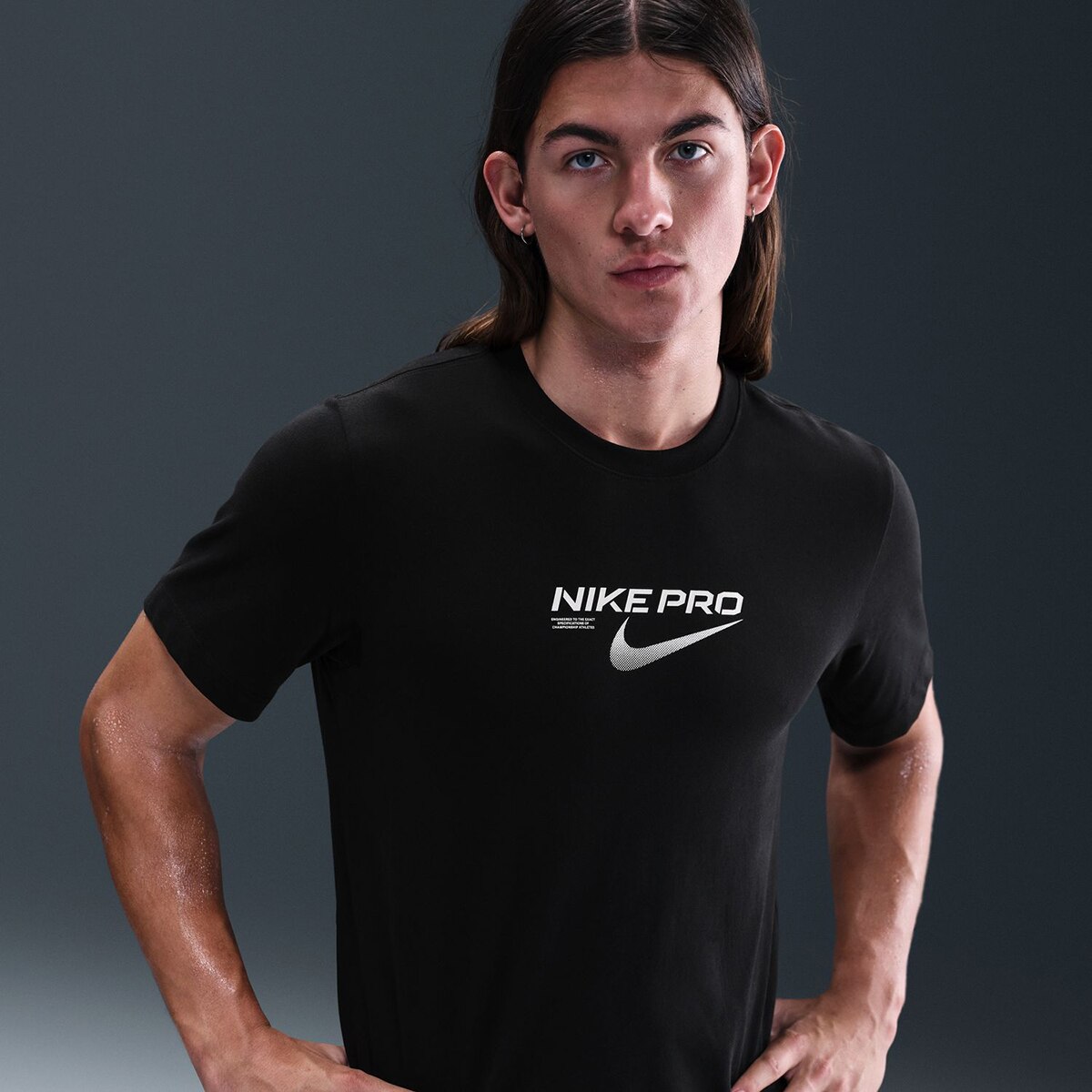 T-shirt de Homem Dri-FIT Tee Pro Training Preto-4