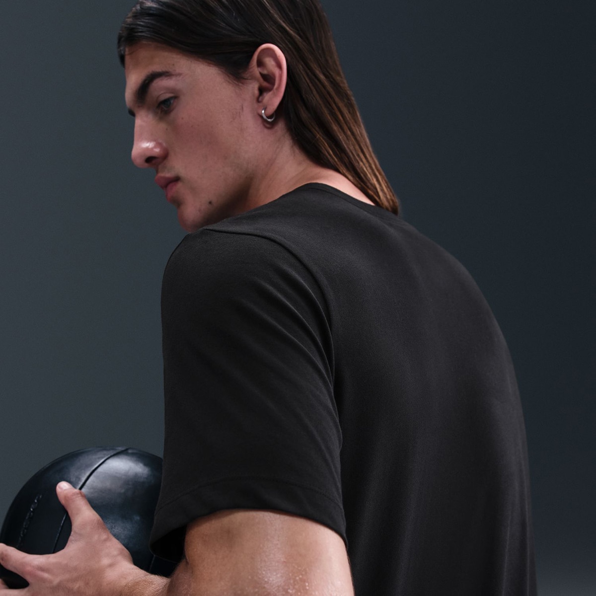 T-shirt de Homem Dri-FIT Tee Pro Training Preto-5