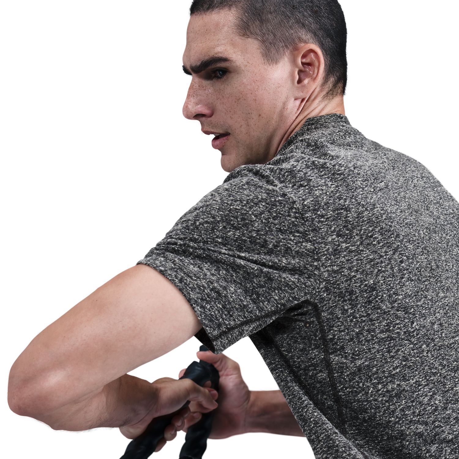 T-shirt de Homem Primary Preto-3