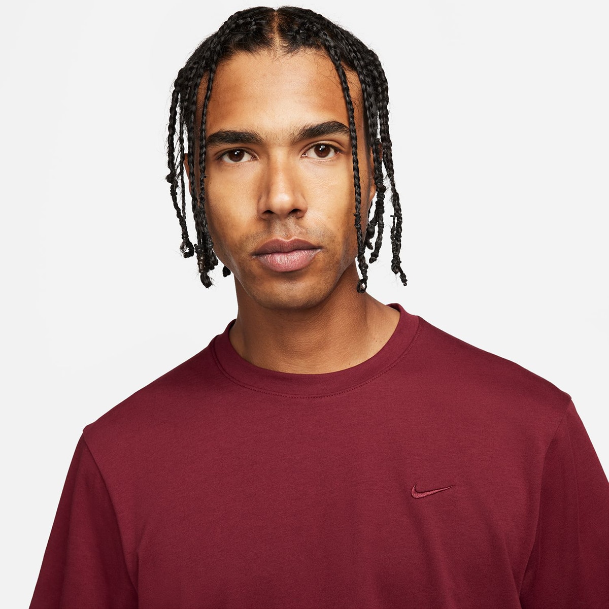 T-shirt de Homem Primary Bordeaux-3