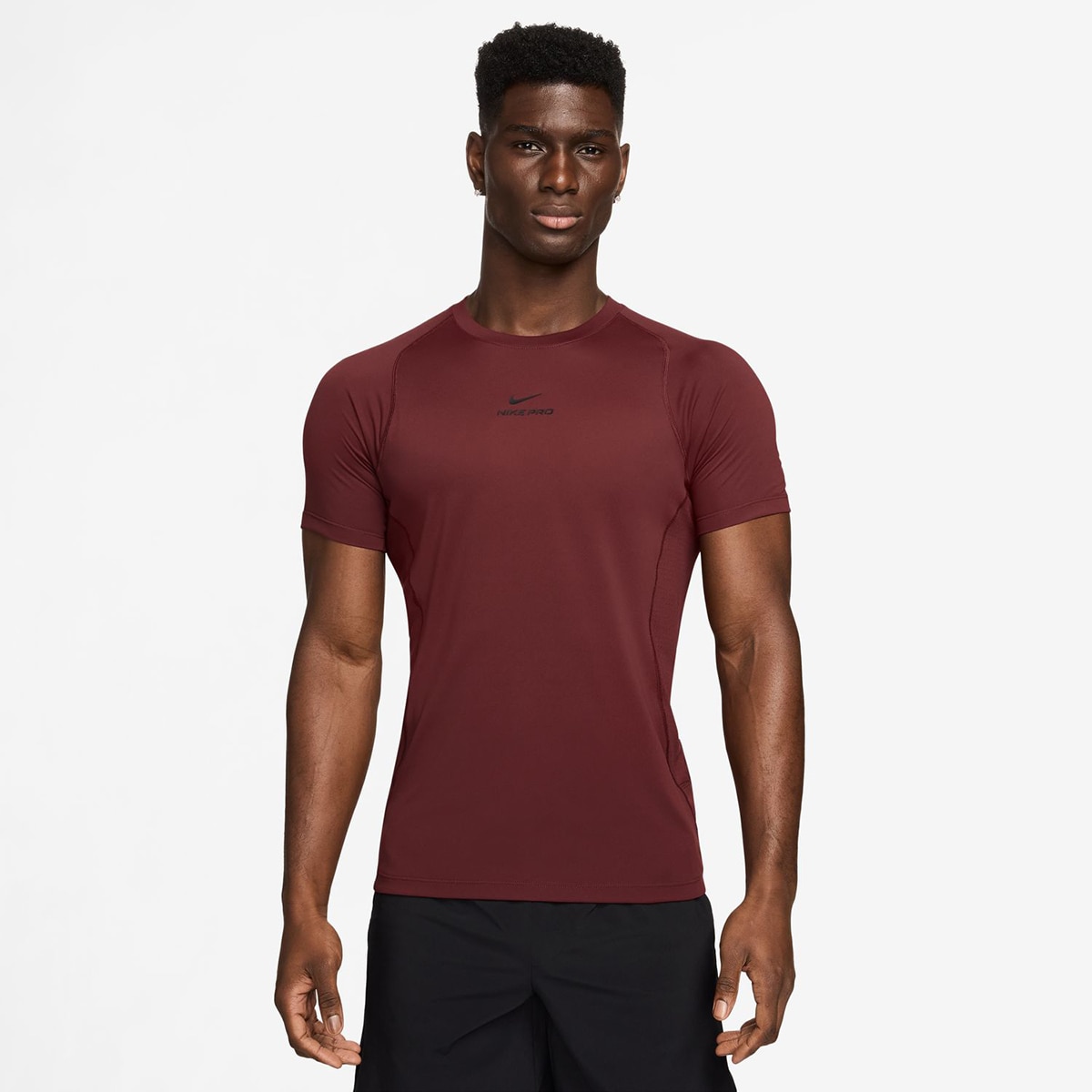 T-shirt de Homem Pro Training Bordeaux-1