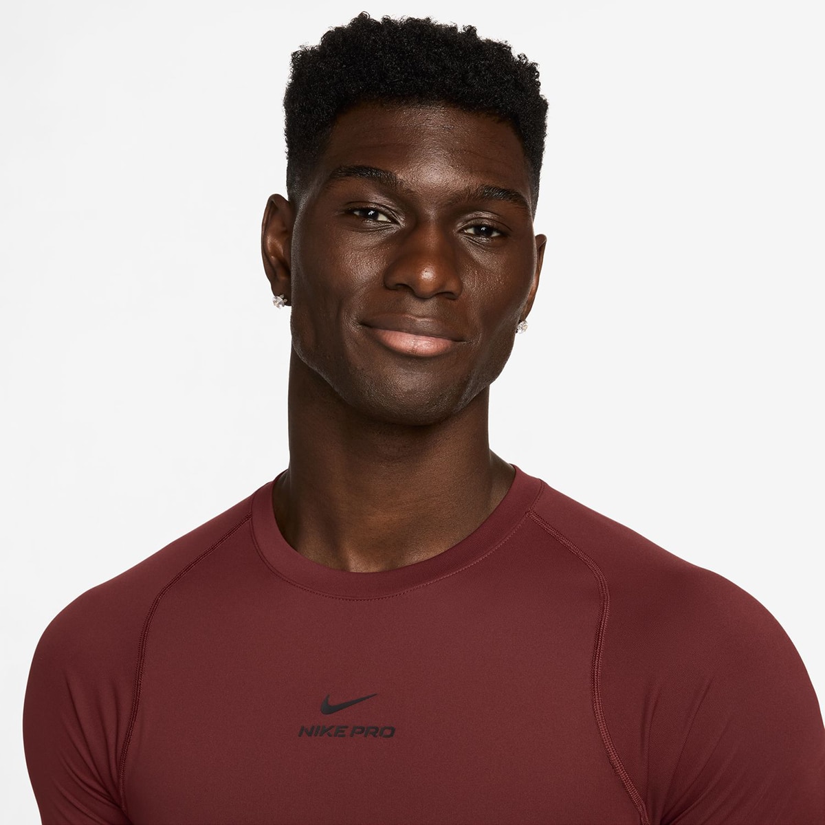 T-shirt de Homem Pro Training Bordeaux-3