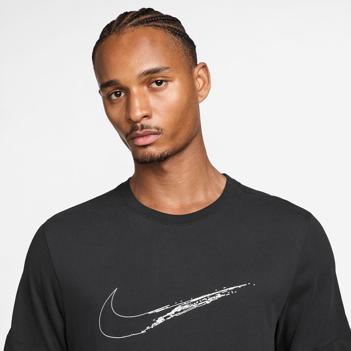 T-shirt de Homem Dri-fit Cotton Preto-3