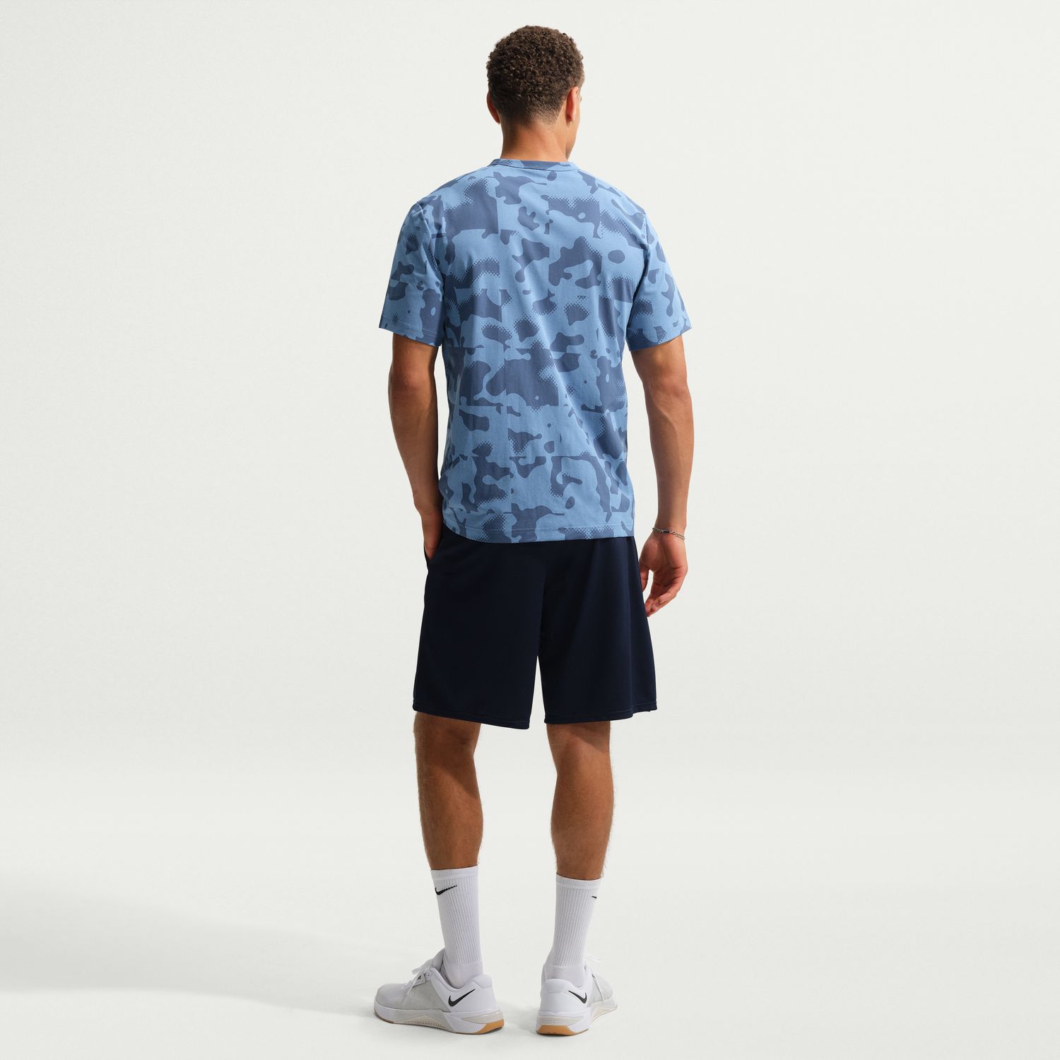T-shirt de Homem DF Hyverse Aop Azul-2