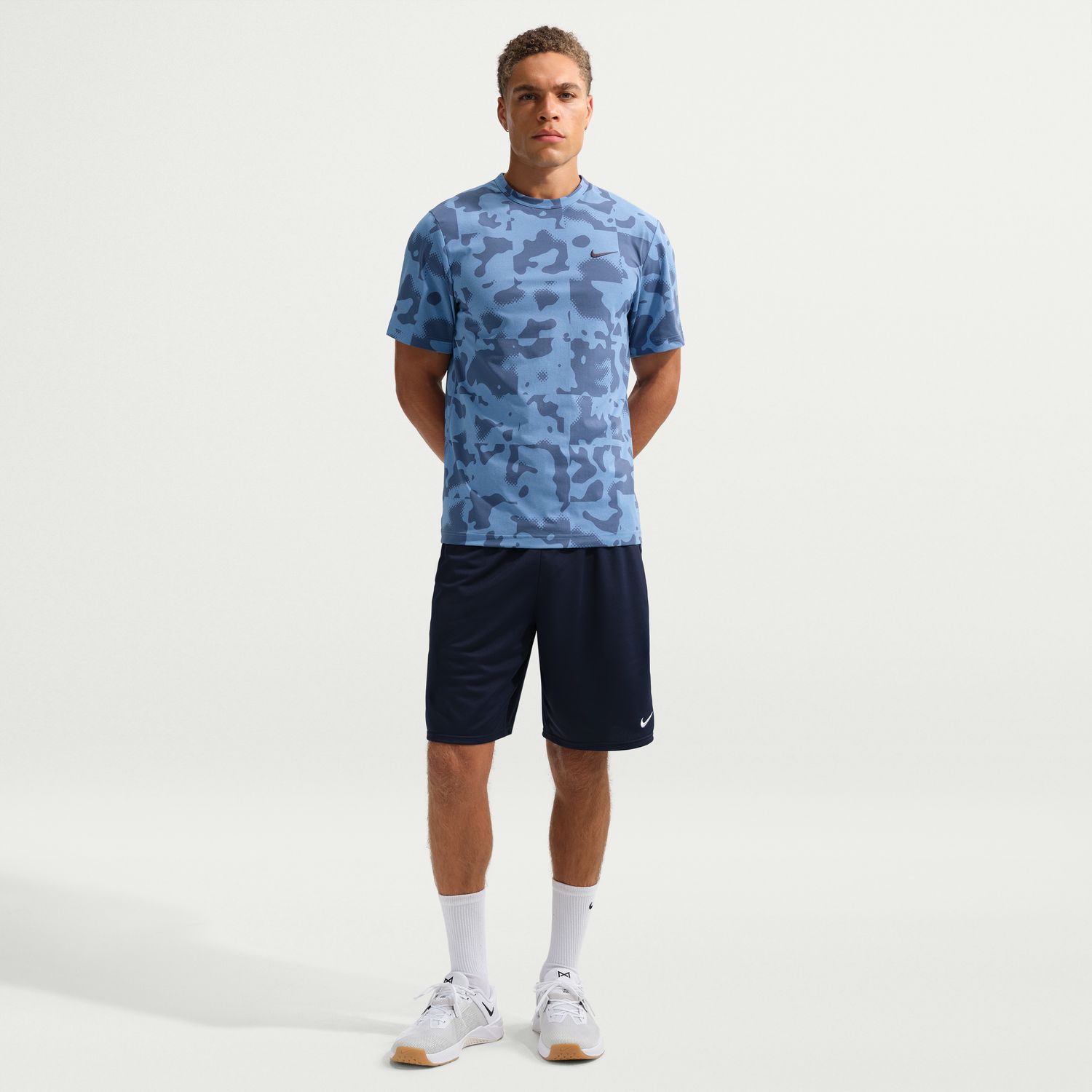 T-shirt de Homem DF Hyverse Aop Azul-3