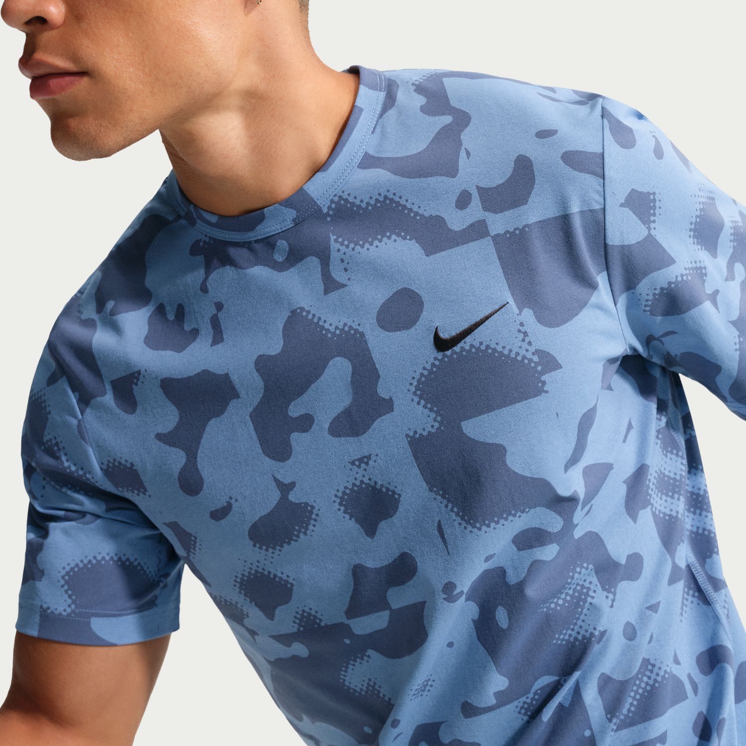 T-shirt de Homem DF Hyverse Aop Azul-5