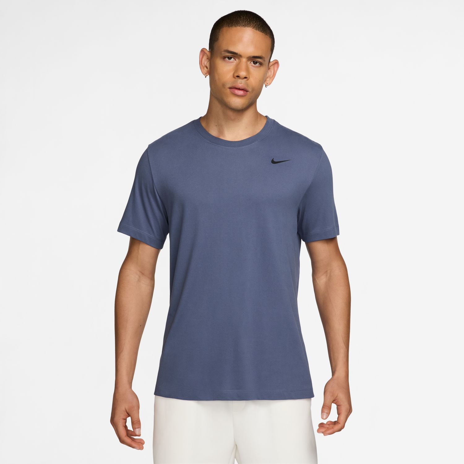 T-shirt de homem Dri-FIT Nike Azul-1