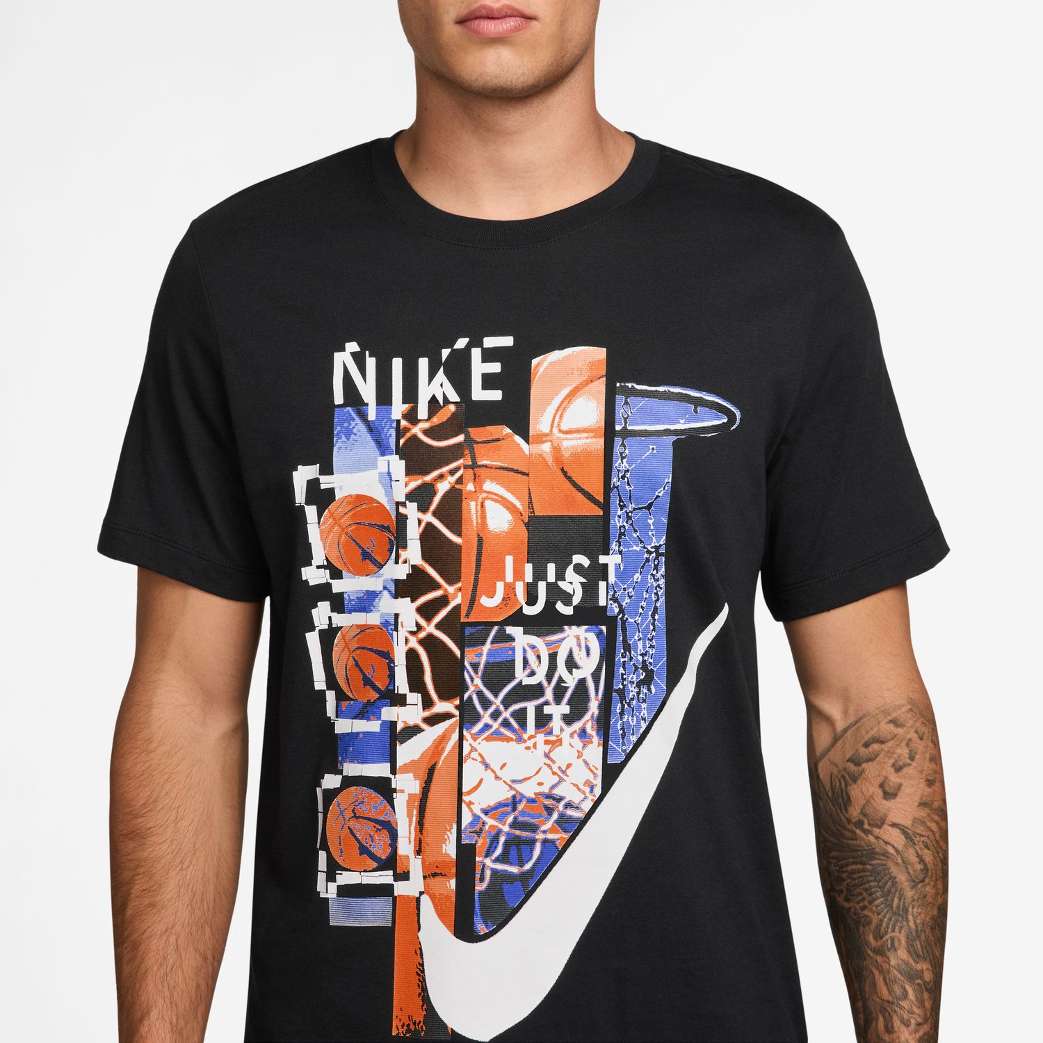 T-shirt de Homem Preto-3