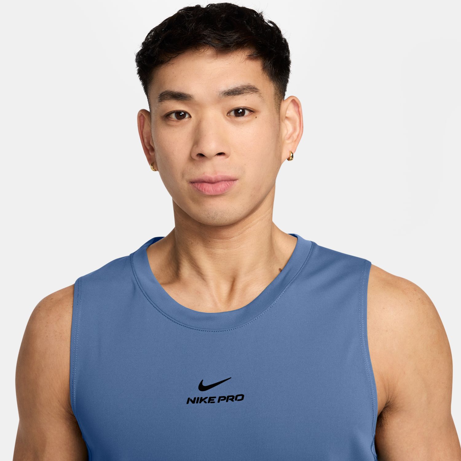 T-shirt de Homem M Pro DF Tank Azul-3