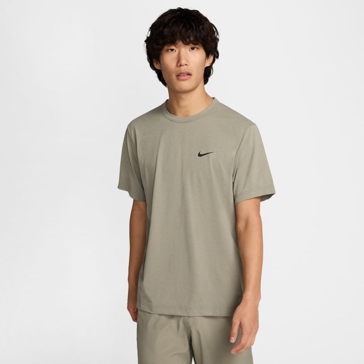 T-shirts de Homem M NK Df Uv Hyverse SS Verde-1