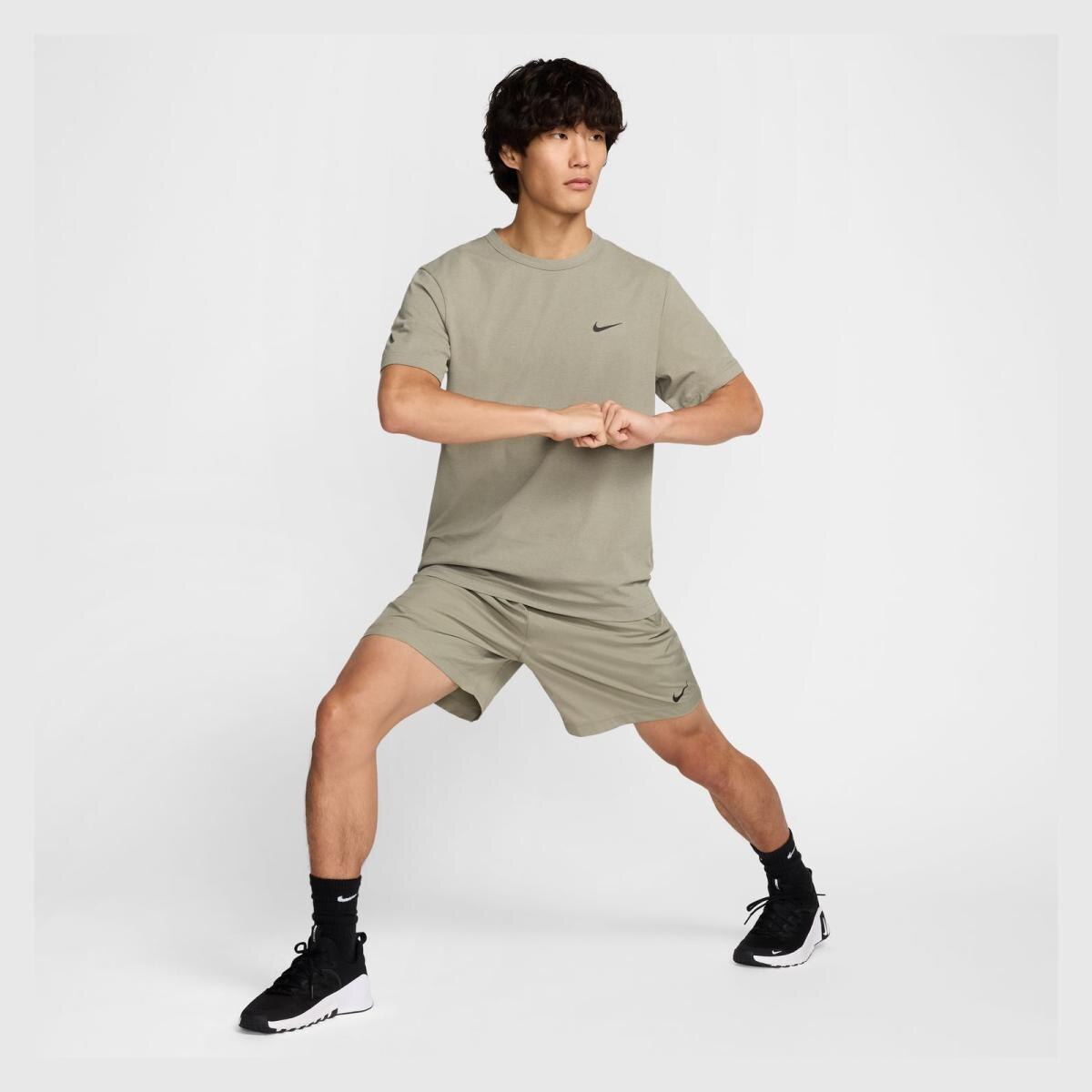 T-shirts de Homem M NK Df Uv Hyverse SS Verde-4