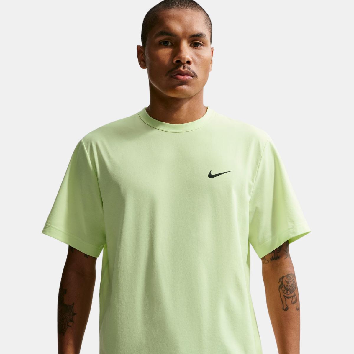 T-shirts de Homem M NK Df Uv Hyverse SS Verde-1