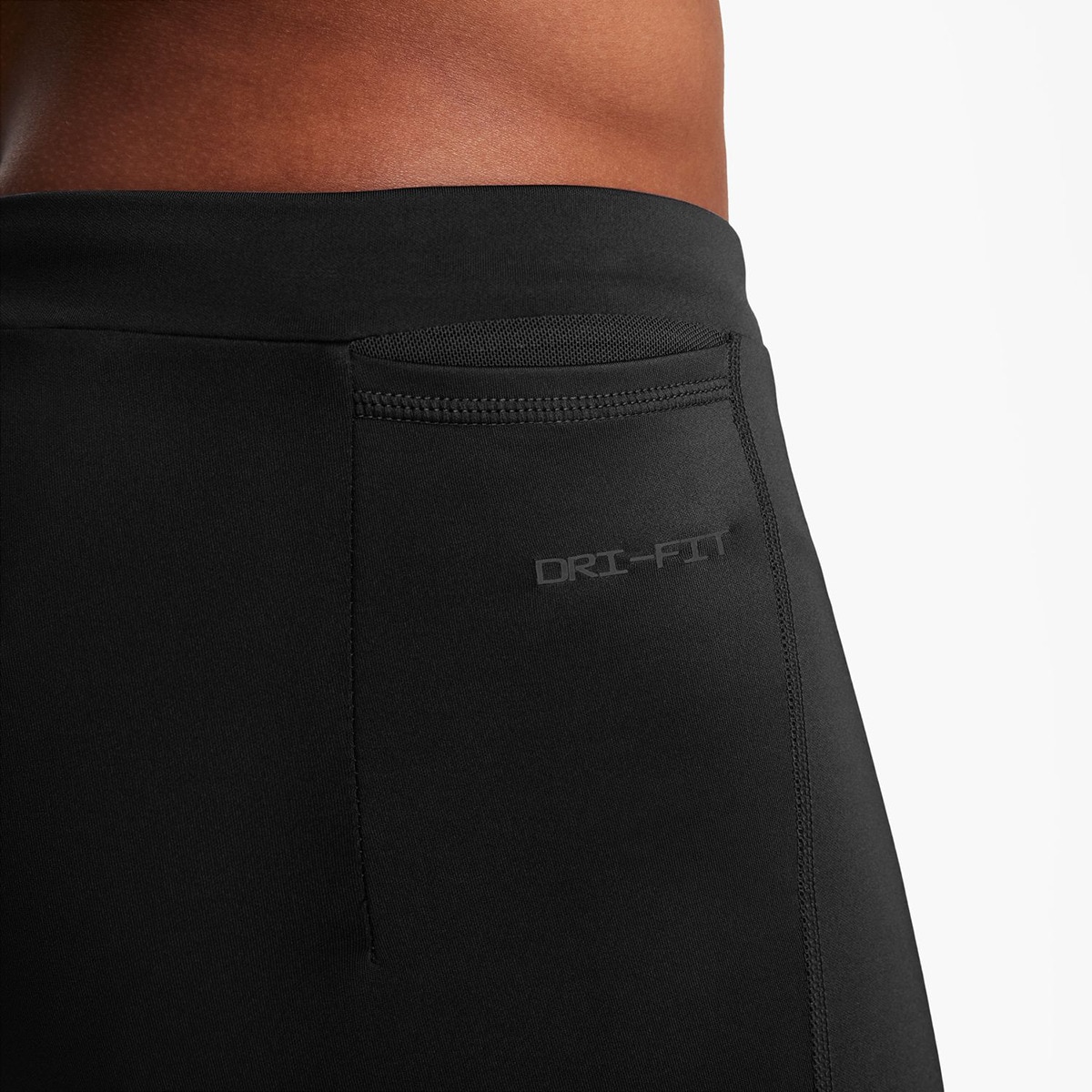Leggings Tipo Calções de Homem M Nk DF Fast Bf Half Tight Preto-3