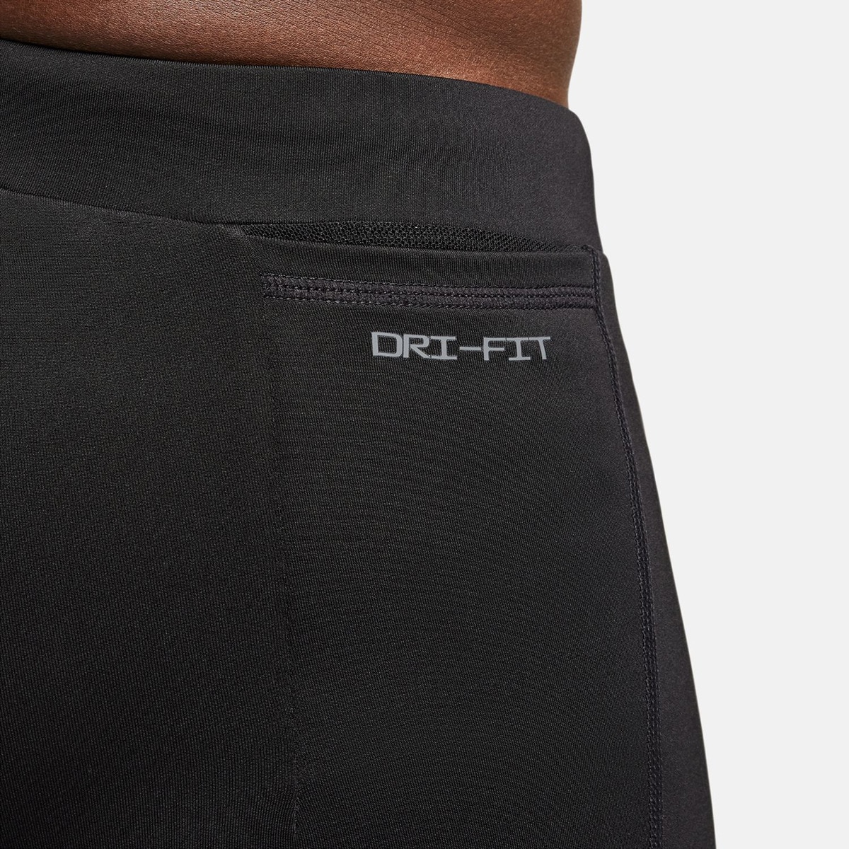 Leggings Tipo Calções de Homem M Nk DF Fast Bf Half Tight Preto-4