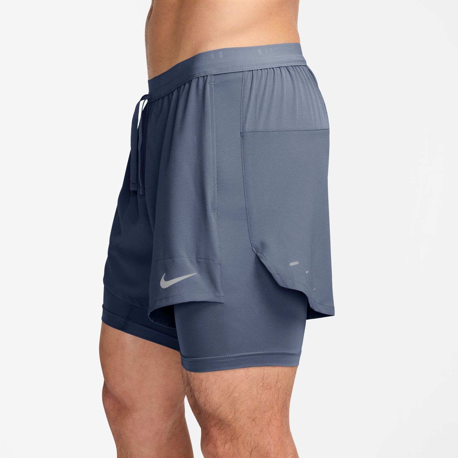 Calções de Homem M NK DF STRIDE 5IN HYBRID SHRT Azul-3