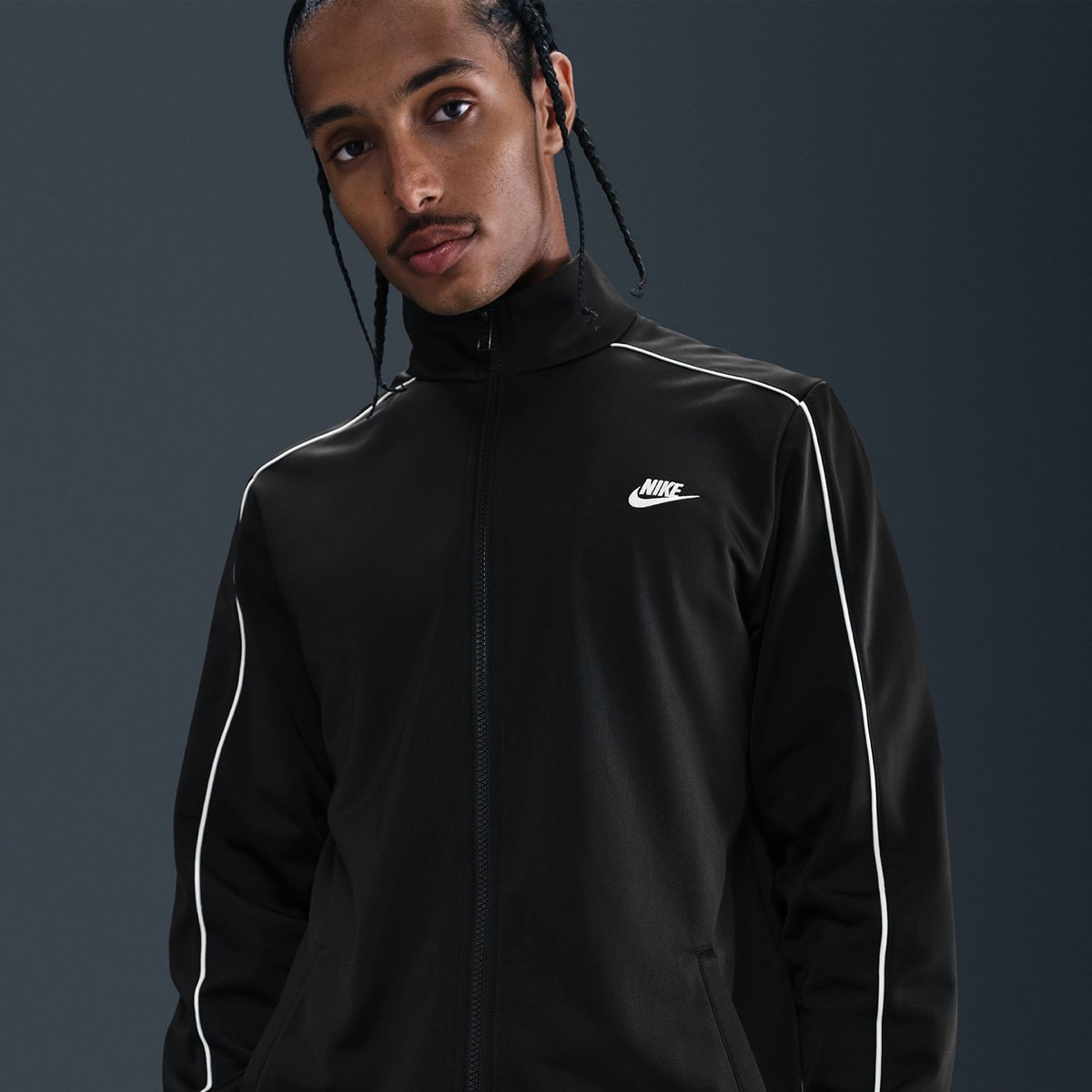 Chandals de hombre M Nk Club Pk Trk Suit Nike - Negro Negro-4