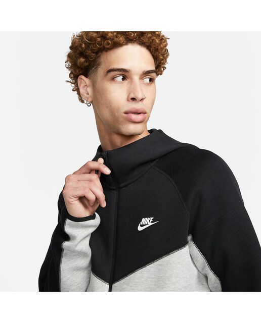 Sweatshirt de homem Tech Fleece Nike Cinzento / Preto-3