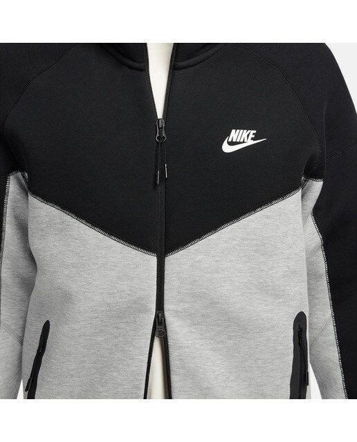 Sweatshirt de homem Tech Fleece Nike Cinzento / Preto-4