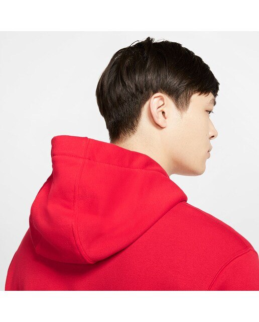 Sweatshirt de homem Sportswear Club Fleece Nike Vermelho / Branco-3
